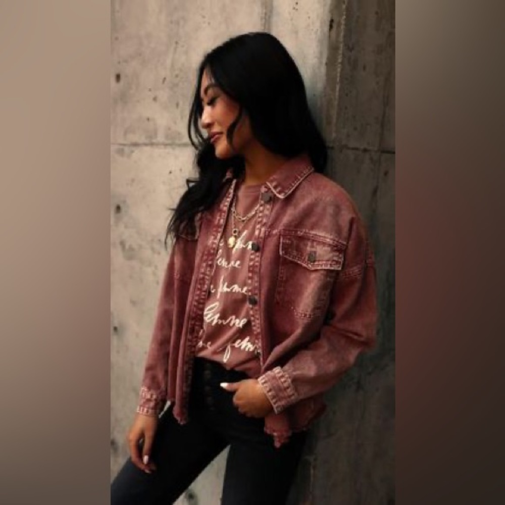 Acid wash denim jacket - Picture 5 of 16